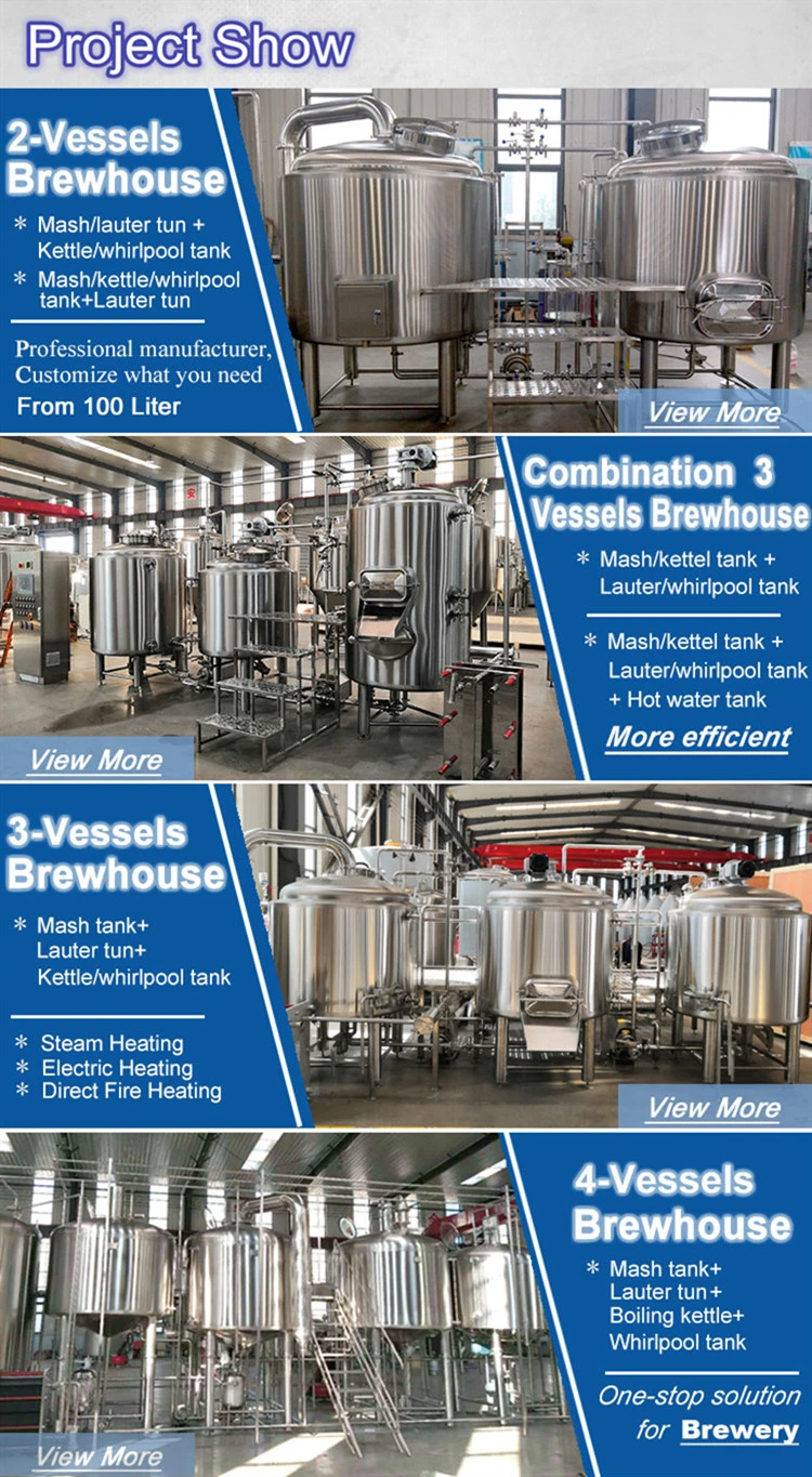 100L 300L 600L 1200L 2000L Beer Fermenter Microbrewery Brewing Fermenting Equipment