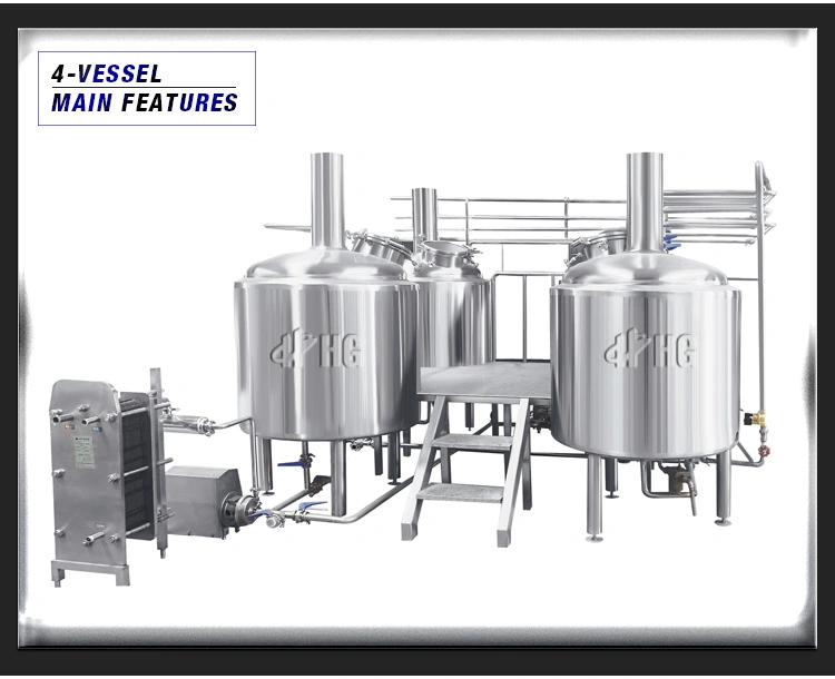Beer Brewing Equipment Micro Brewery 100L 200L 300L 500lper Batch