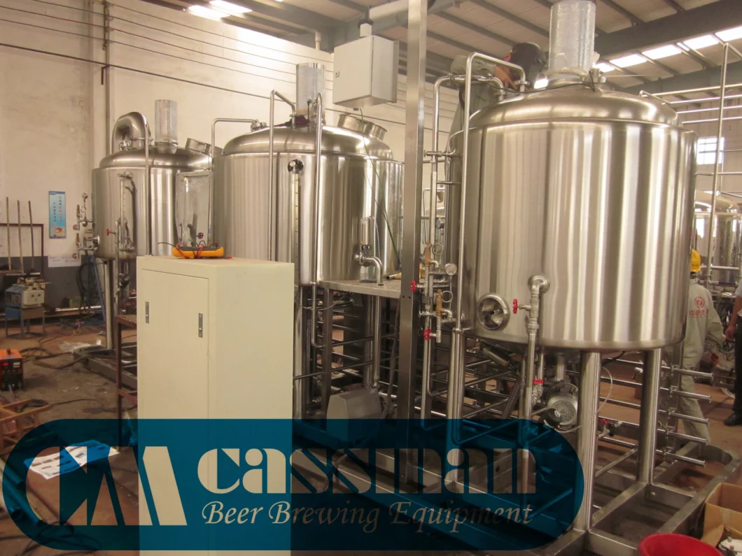 Cassman Fermenting Equipment 3 Vessels 1000L Micro Brewery for Brewpub
