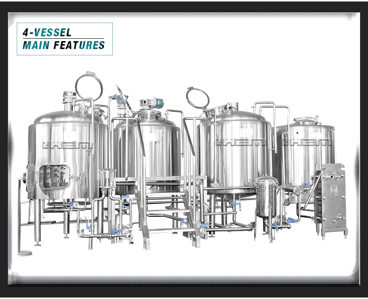 Micro Brewery Small Brew Per Batch 100L 200L 300L 500L 1000L Beer Brewing Equipment