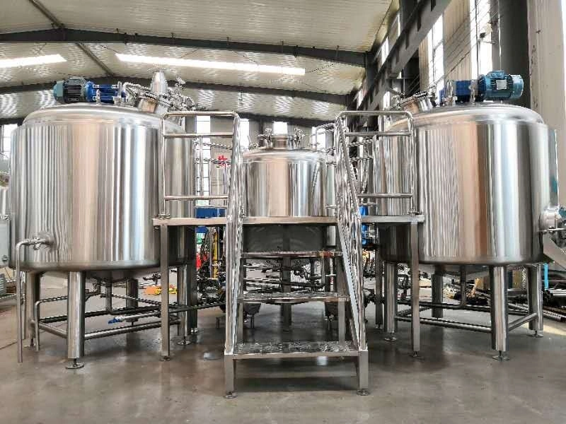 Small Model 500L Brew System Brewery Equipment Beer Fermenting Turnkey Plant for Bar