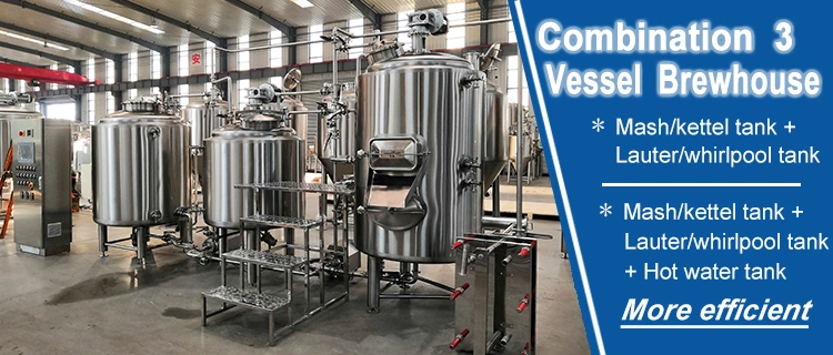 1000L Turnkey Commercial Craft Beer Brewery Equipment for Sale