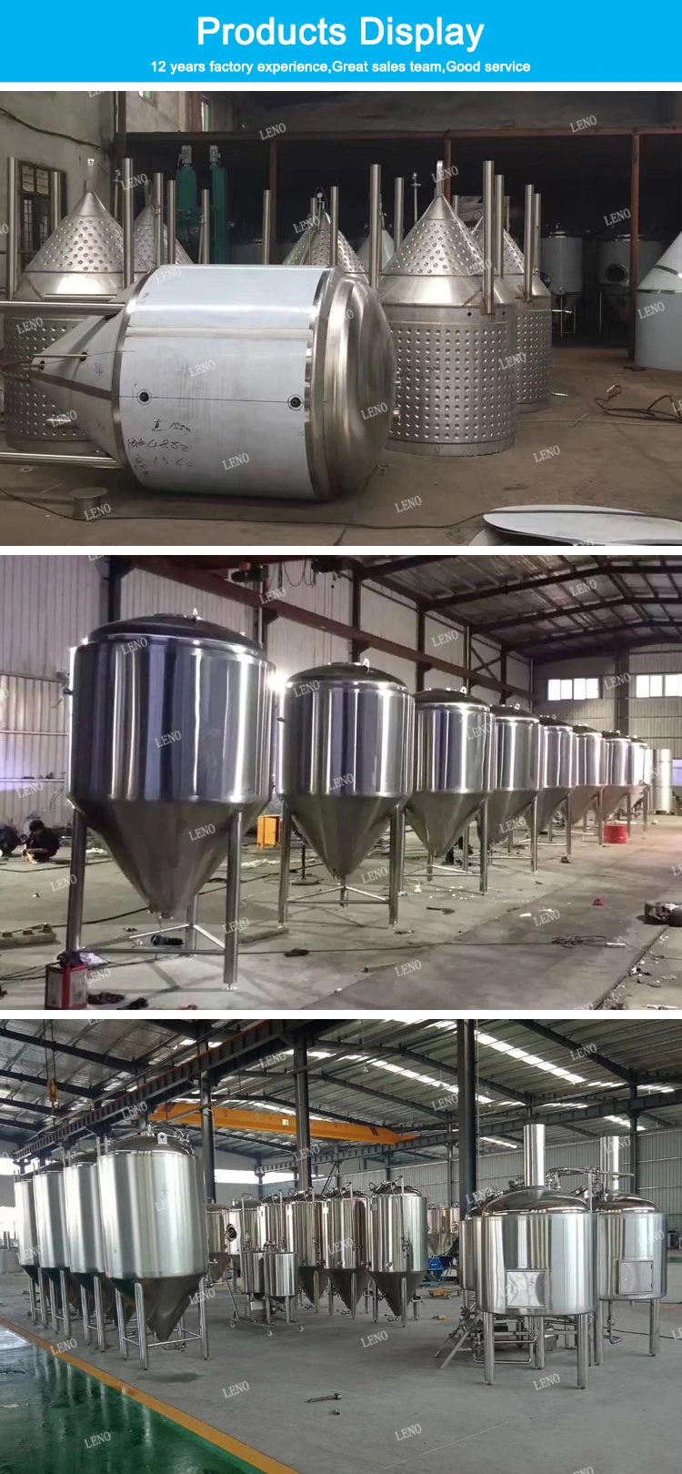 High Performance Beer Manufacturing 30000L Fermenting Tank for Beer