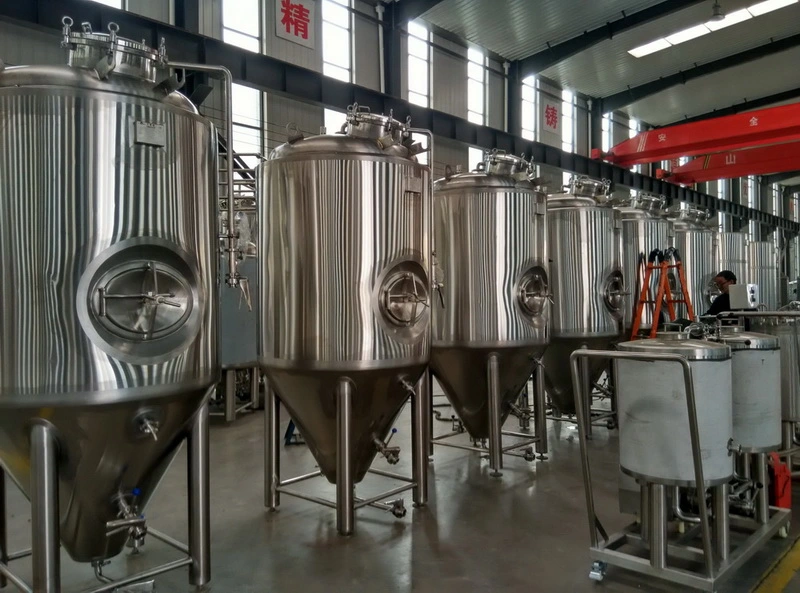 Big Cooling Jacket Conical Beer Brewery Equipment Beer Fermenter