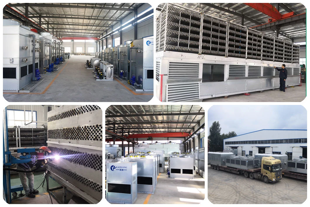 Stainless Steel Induced Draft Mixed Flow Evaporative Condenser Beer and Meat Industry