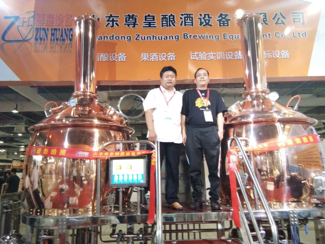 500L 1000L Red Copper Hotel Pub Bar Restaurant Beer Brewing Micro Brewery Equipment