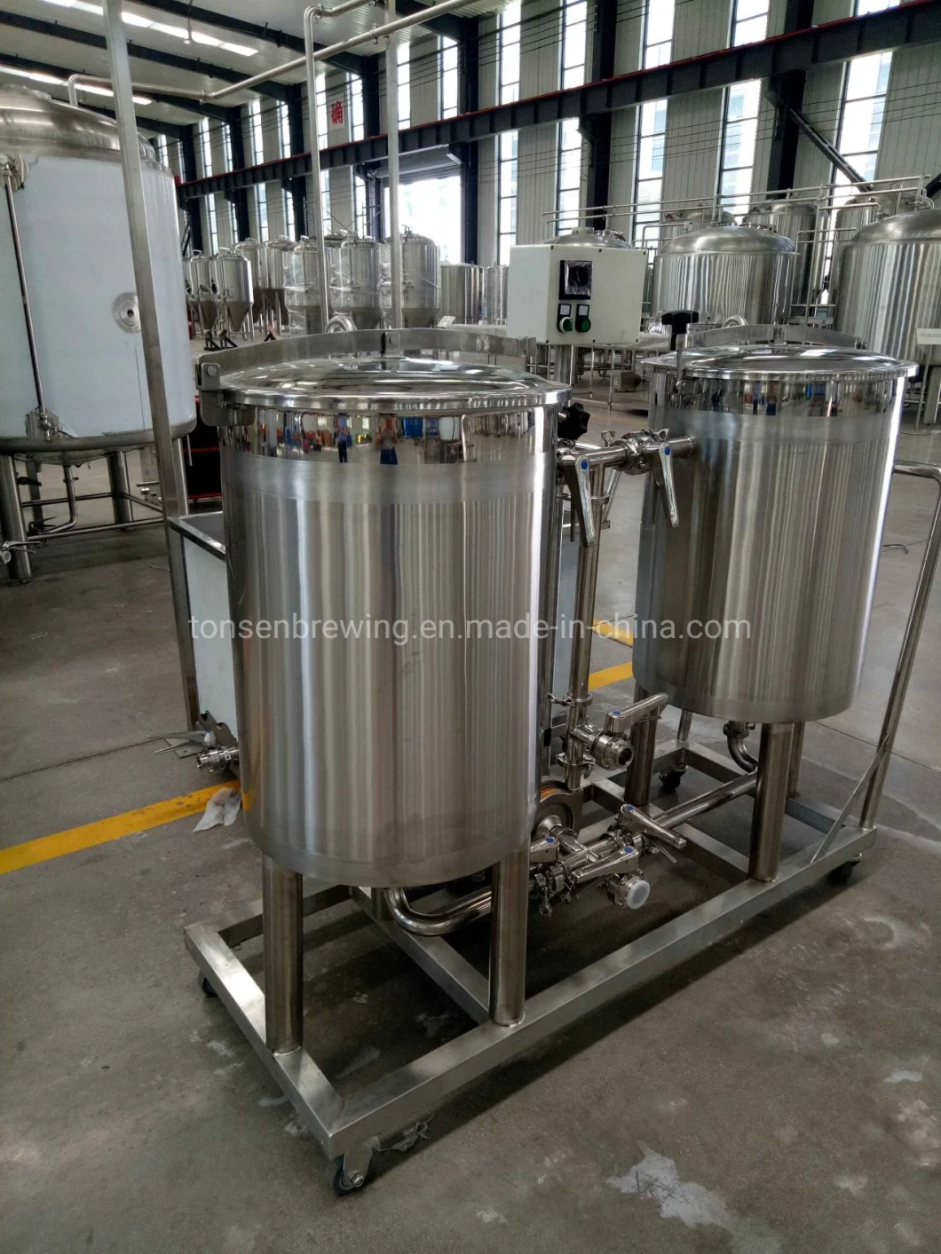 Tonsen Complete 1000L Two Three Vessels Craft Beer Brewing Equipment for Beer Brewery