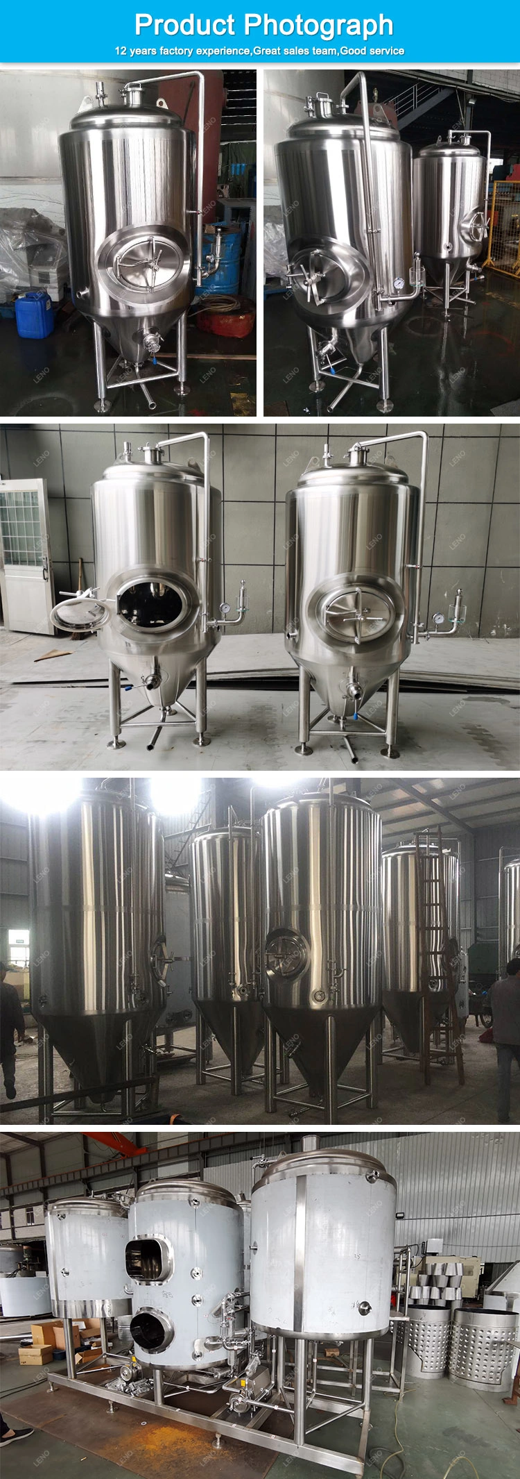 High Performance Beer Manufacturing 30000L Fermenting Tank for Beer