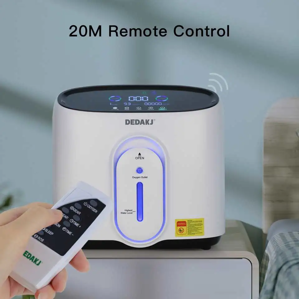Portable Home Mini Oxygen Concentrator Generator Full Intelligent Air Purifier Oxygen Making Machine for Home Medical