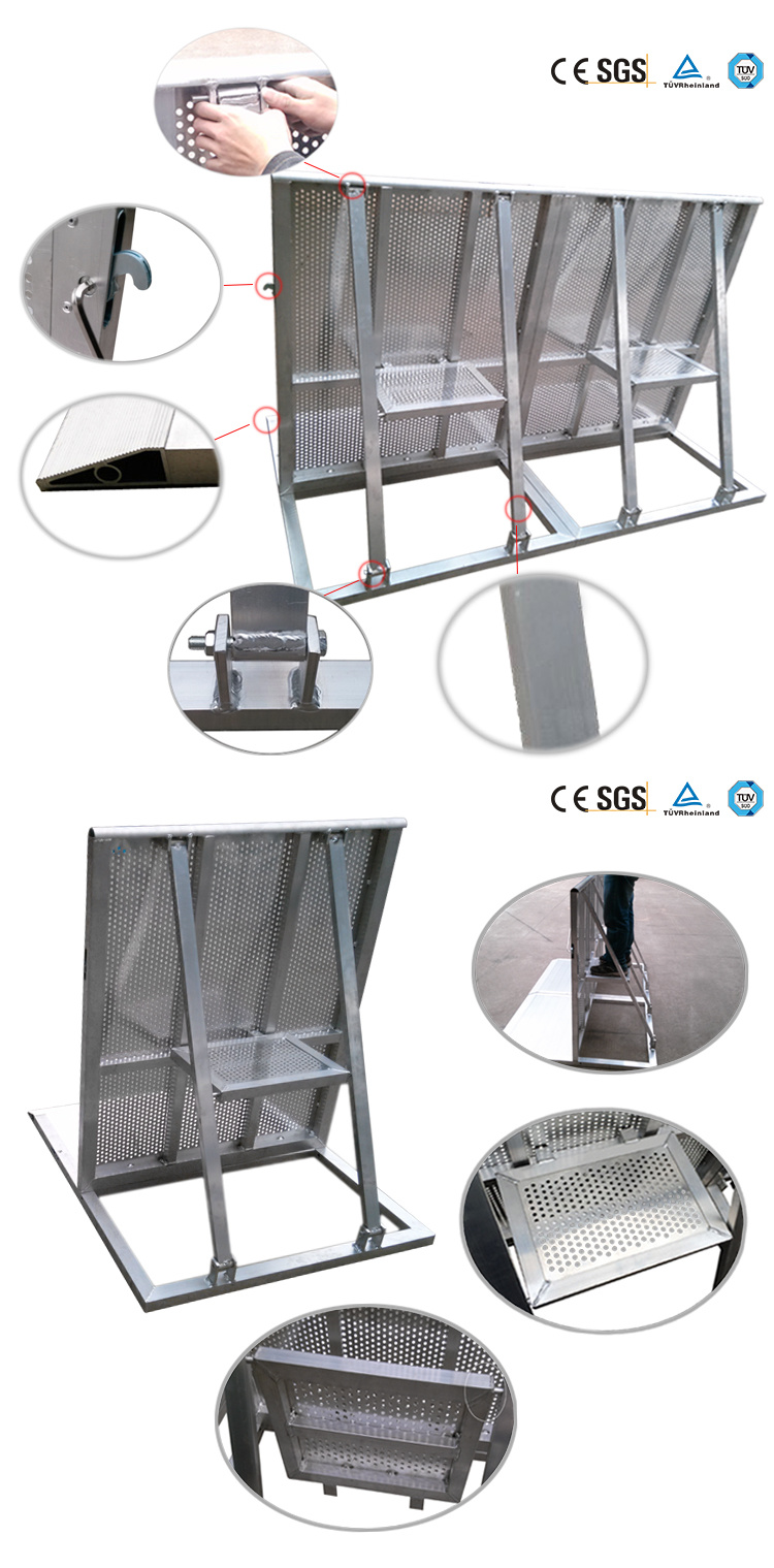 Aluminum Finish Barrier Gate Price / Aluminum Barricade for Traffic / Barrier Gate Price in China