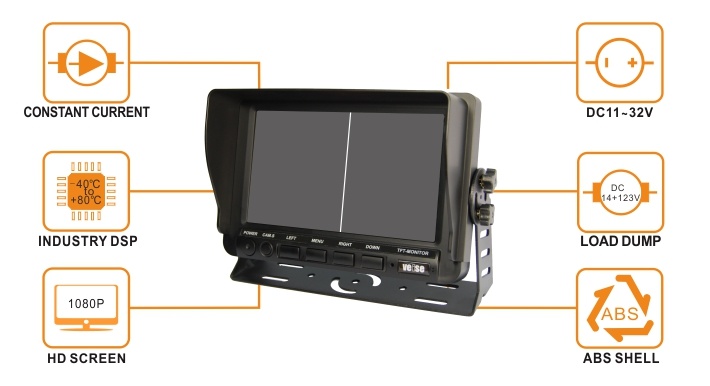 7 Inches Ahd Camera Monitor System