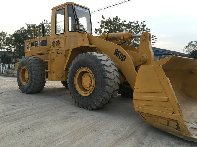 Durable Secondhand Machine Original Cat 966D Wheel Loader From Japan in Yard for Sale