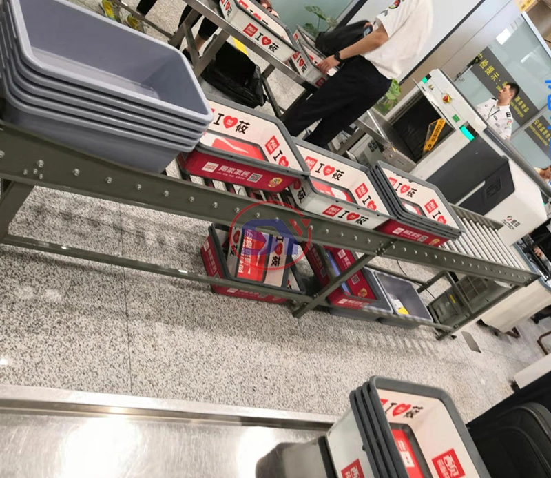 Adjustable Speed Roller Bed Conveyor for Airport Checking