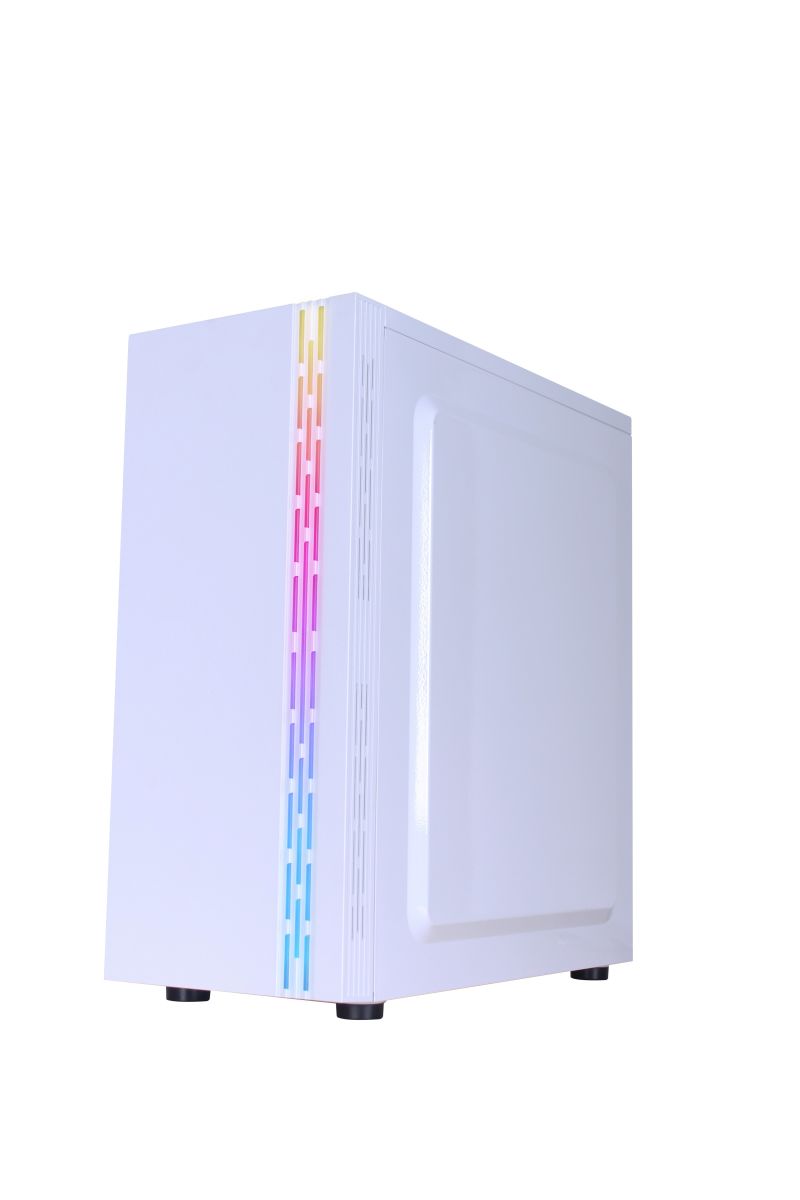 Latest ATX White Gaming Tower Computer Case with Beautiful RGB