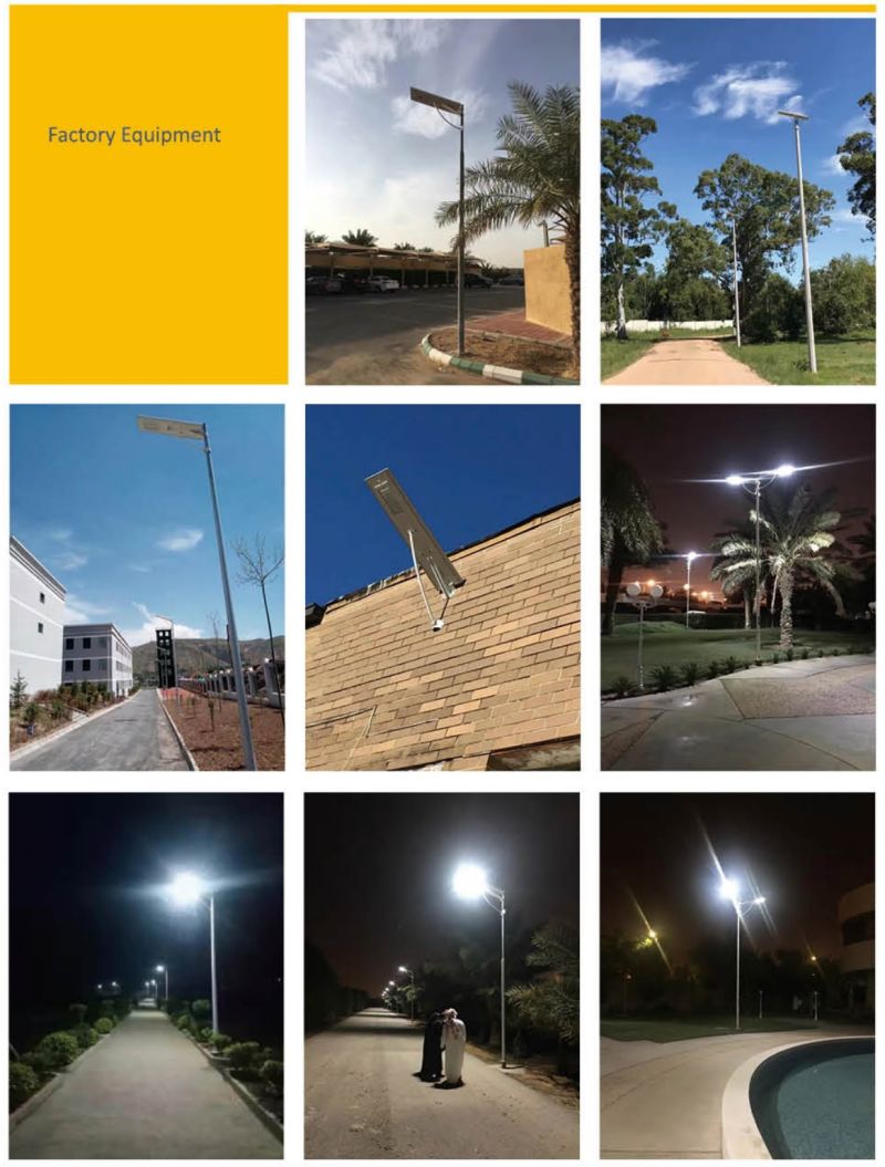 High and Low Arms Pole LED Solar Street Lighting