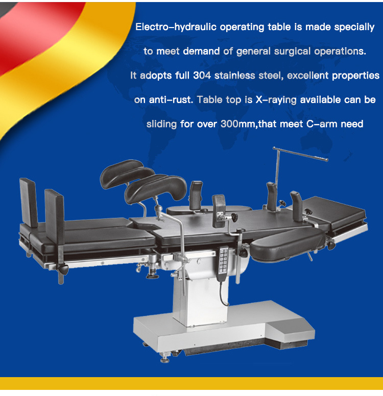 X-Raying Available Tabletop Electro-Hydraulic Operating Table with Battery (HFEOT99C)