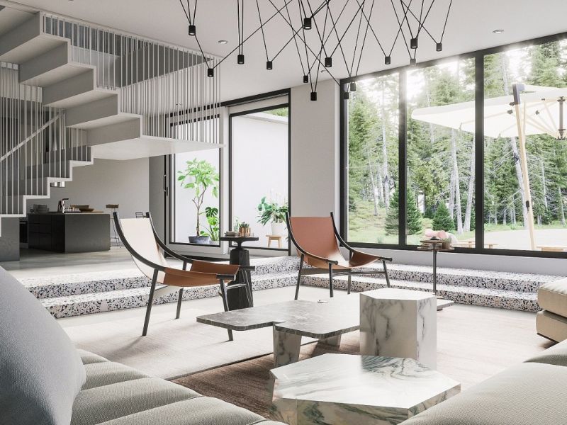 Luxury Postmodern American Villa Bespoke Furniture Custom Post Modern Furniture