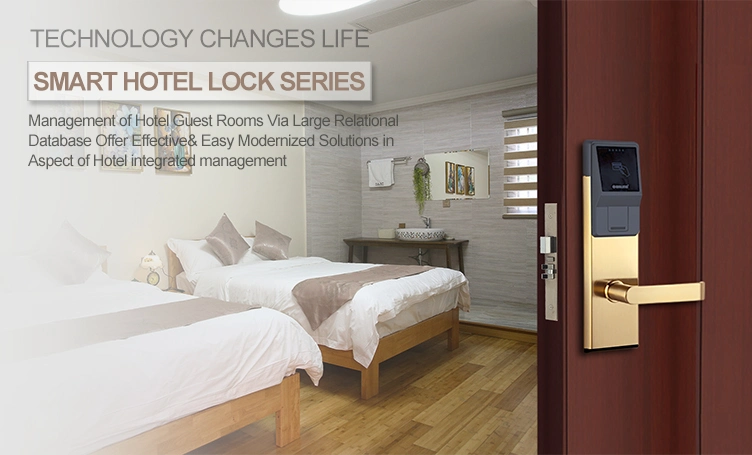 Hotel Door Lock High Security Hotel Door Key Card Locks, RFID Hotel Door Lock