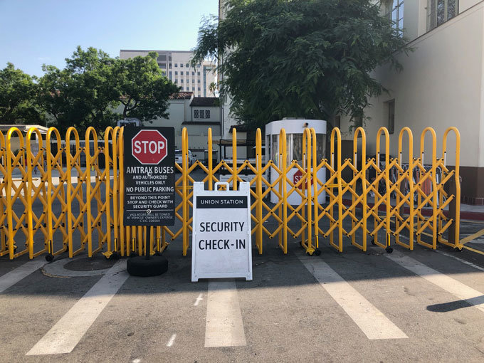 Aluminium Crowd Control Manual Safety Barrier Gate