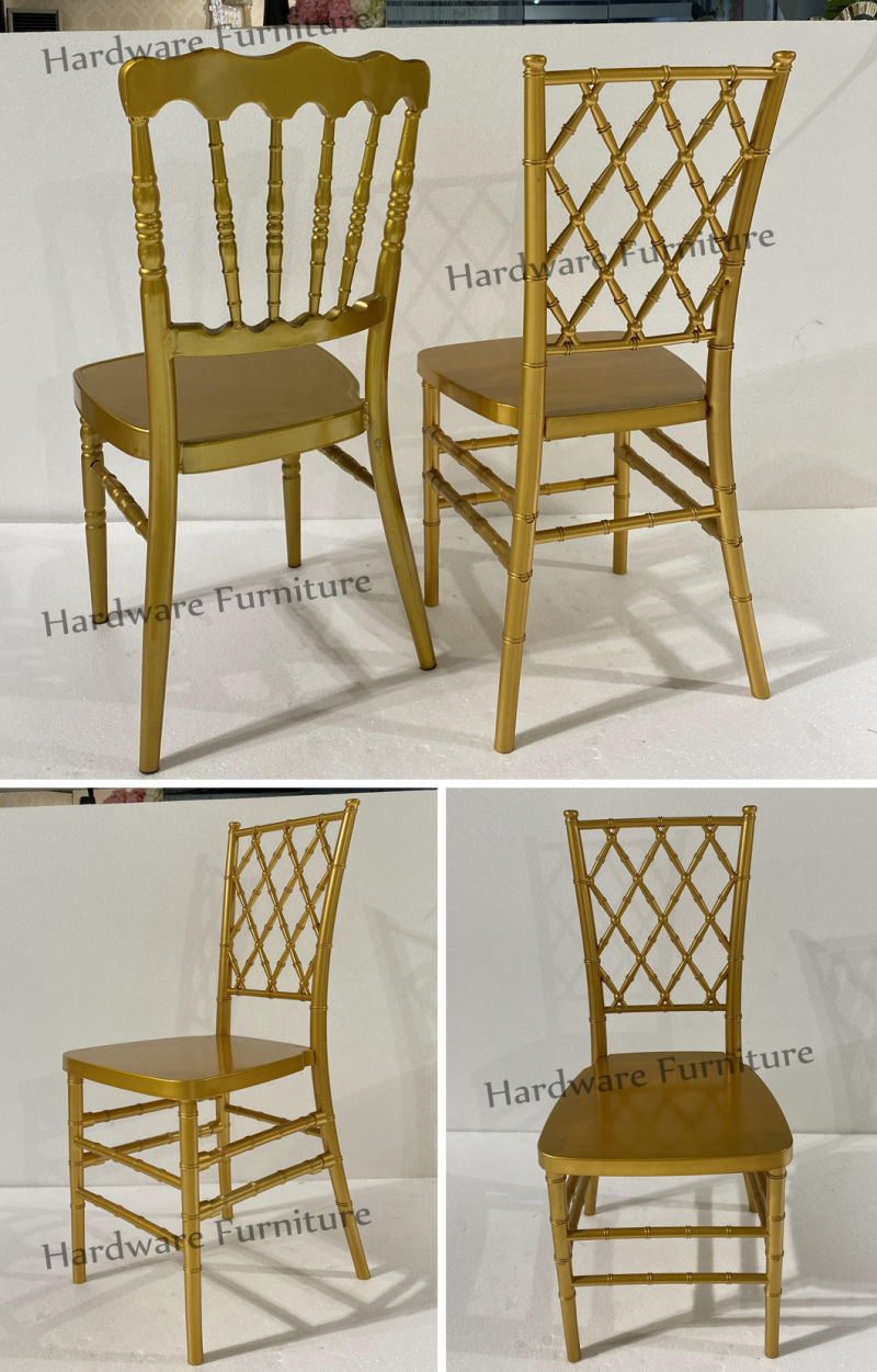 Wedding Furniture Grid Shape Backrest Latest Banquet Chairs