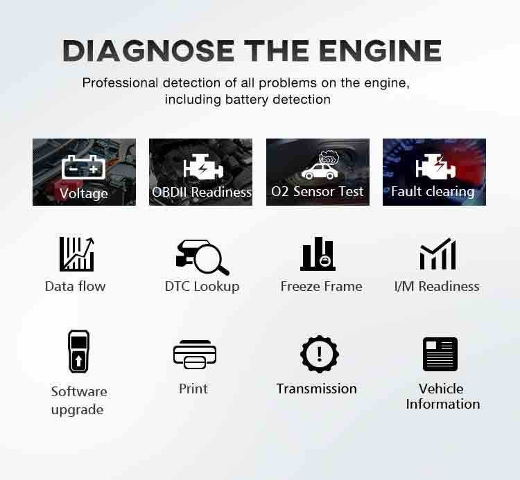 Professional Factory Car Engine Scanner 12V Vehicles