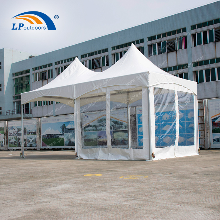 10X20FT Waterproof Aluminium High Peak Frame Tent for Outdoors Exhibition Security Checking