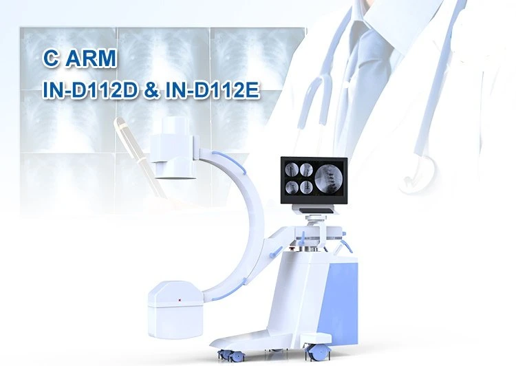 Medical Portable Digital X-ray Mobile Panel Detector C Arm X Ray Fluoroscopy Machine