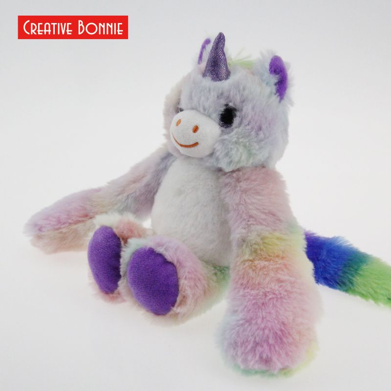 Unicorn with Long Arms and Pellets Plush Toys