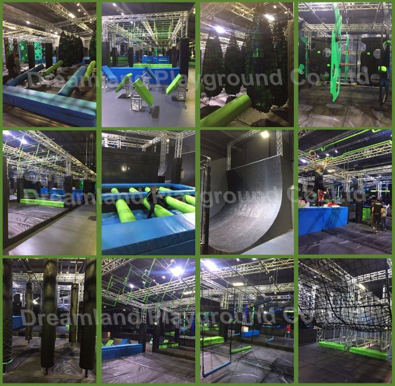 Indoor Obstacle Course Equipment Play Centre Equipment Ninja Warrior Course