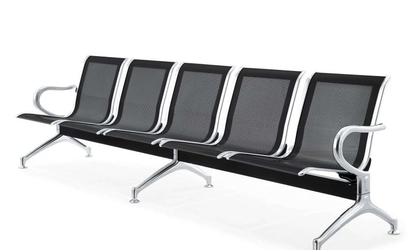 China Manufacturer of Metal Steel Waiting Room Bench Chair Airport Furniture