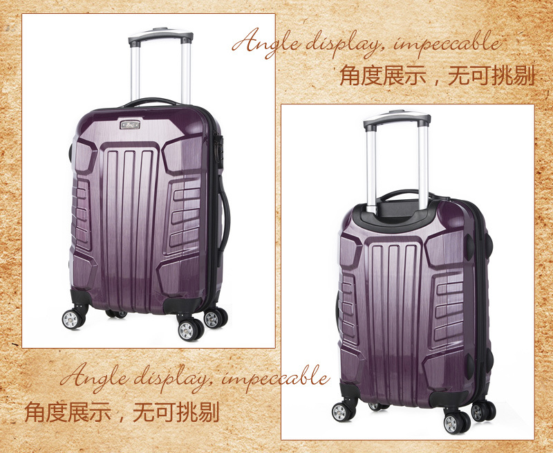 Colorful Trolley Luggage Bag ABS Luggage Set Suitcase Hardshell Luggage