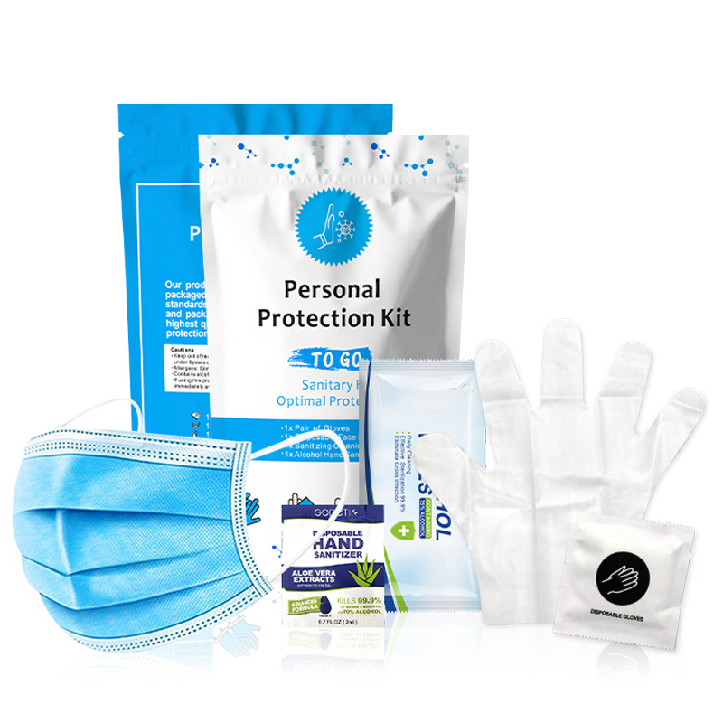 Hotel Safety PPE Protection Sanitary Travel Kit Personal Kit