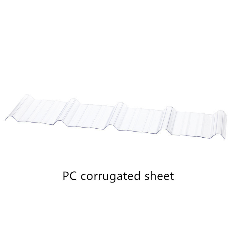 Polycarbonate Corrugated Sheet PC Corrugated Sheet for Airport