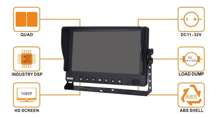 9 Inches Ahd Camera Monitor System