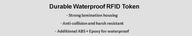 High Temperature Resistant Waterproof 125kHz TK4100 RFID Token for Patrol Guard System