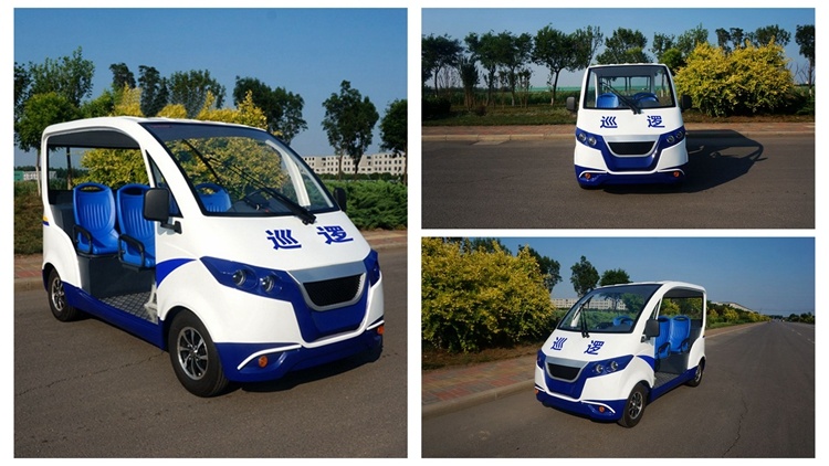 Zhongyi 4 Seats Electric Enclosed Patrol Car for Patrolling
