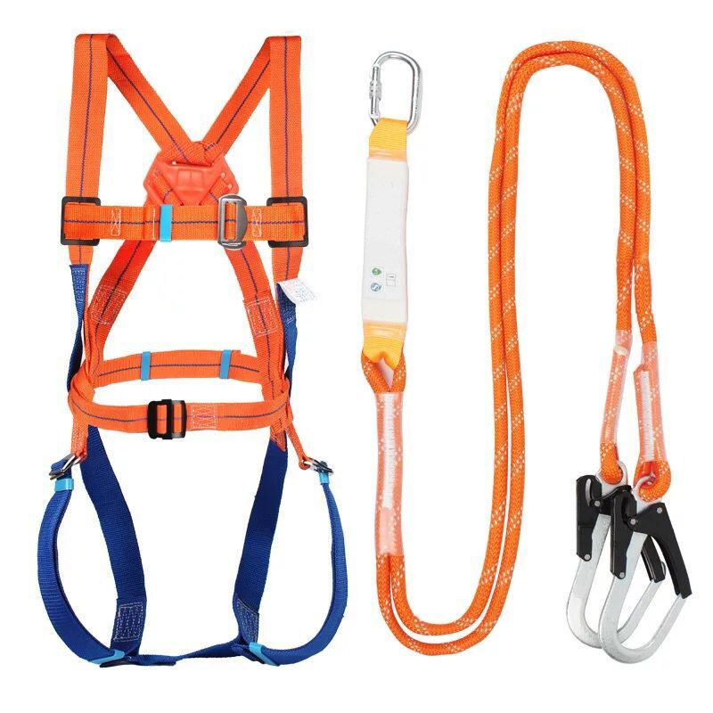Safety Belt for Construction Workers Safety Harness with Lanyard