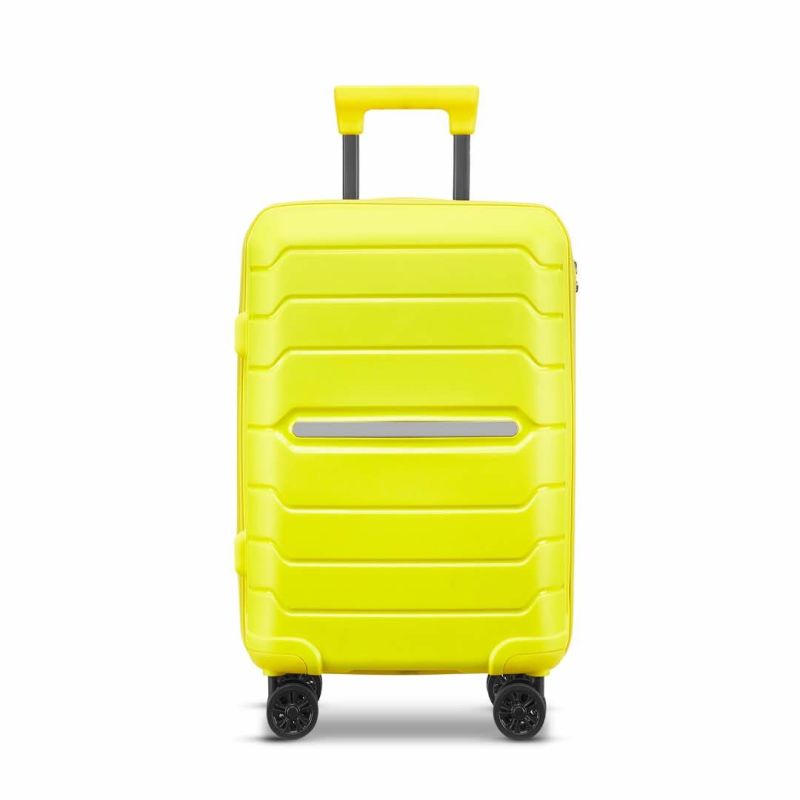 Factory Best Price Carry on Cabin PP Luggage Trolley Polypropylene Luggage (XHPP006)