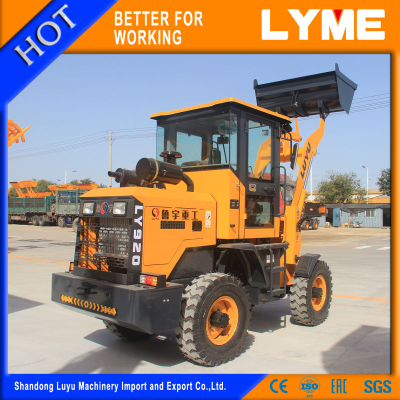 Best-Selling 1 Ton Compact Wheel Loader for Industrial Use