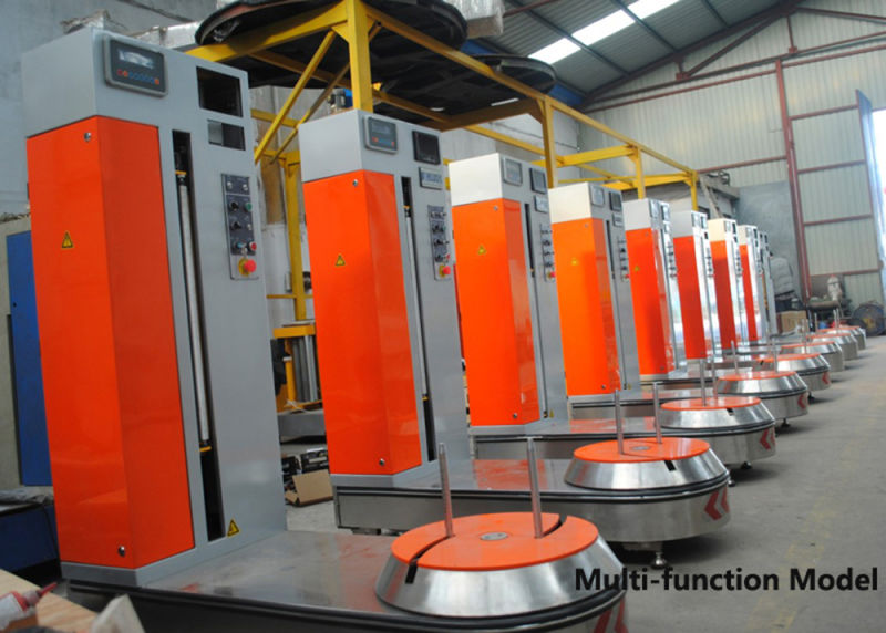 Automatic Airport Luggage Wrapping Machine Film Stretch Luggage Wrapping Machine