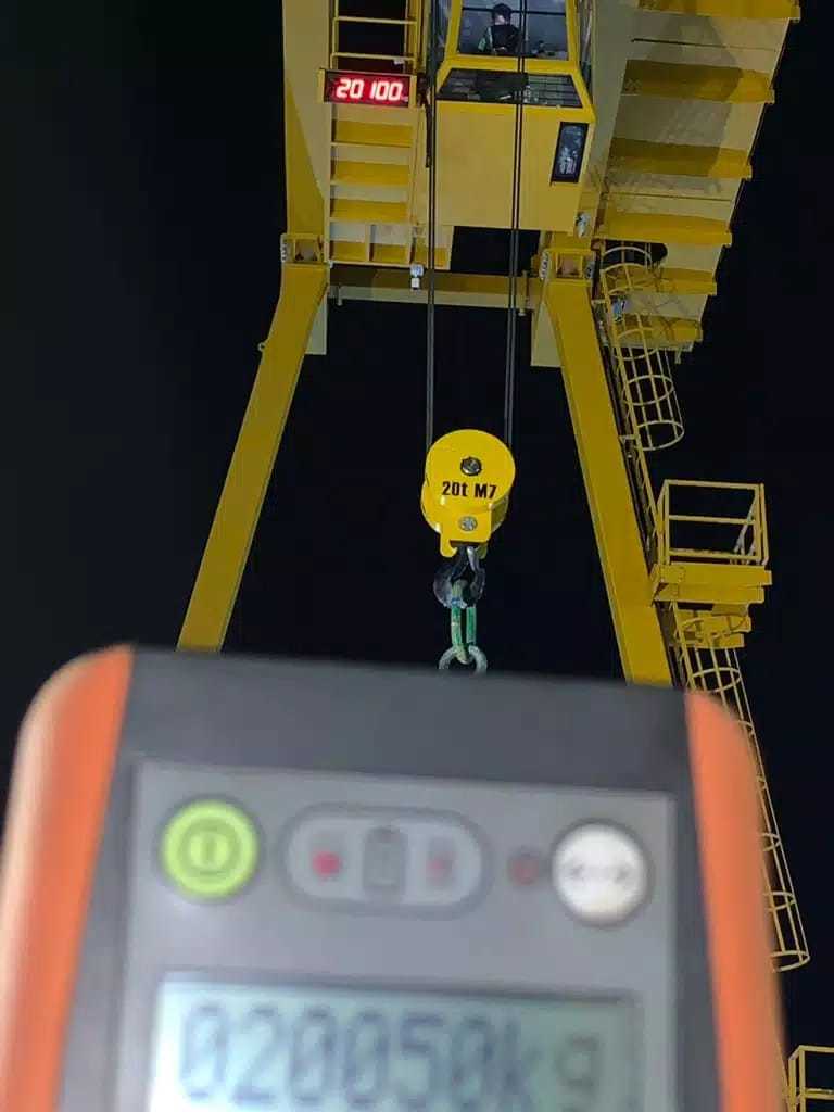 Safety Devices of 60t Gantry Crane Overload Protection