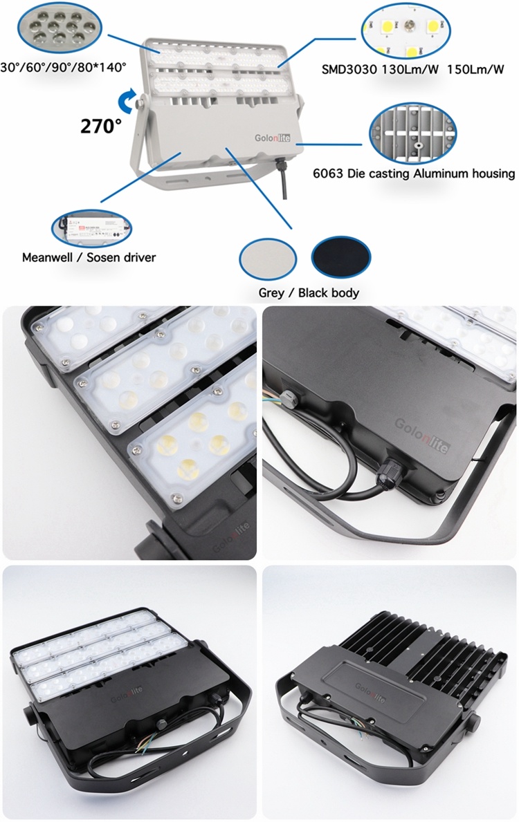 150lm/W Outdoor Ce IP66 Waterproof 50W LED Floodlight