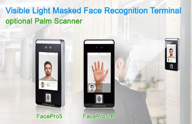 Face Recognition System with Palm Vein Scanner Access Control Terminal (Facepro5)