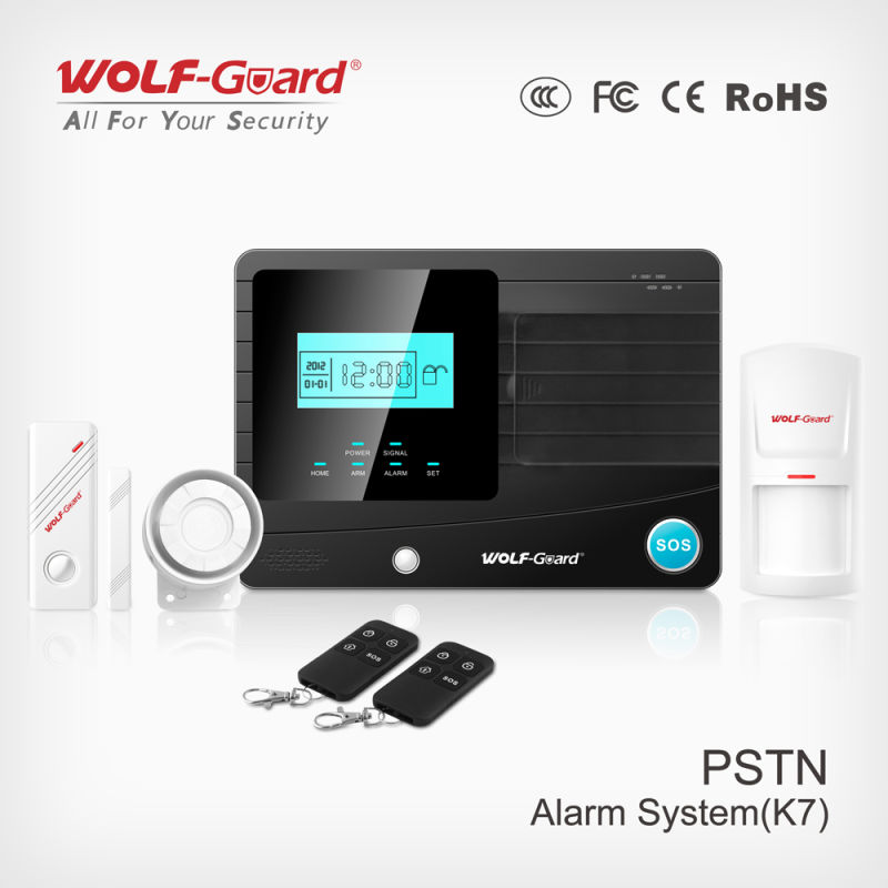 New Auto Security System Wireless Fire Controlling Alarm Control System PSTN for Home Security Yl-007k7