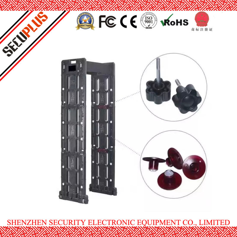 Portable and Foldable Walk-Through Metal Detector for Detect Dangerous Weapons