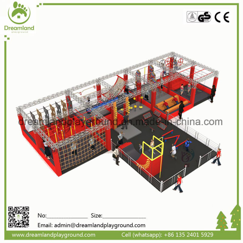 Indoor Obstacle Course Equipment Play Centre Equipment Ninja Warrior Course