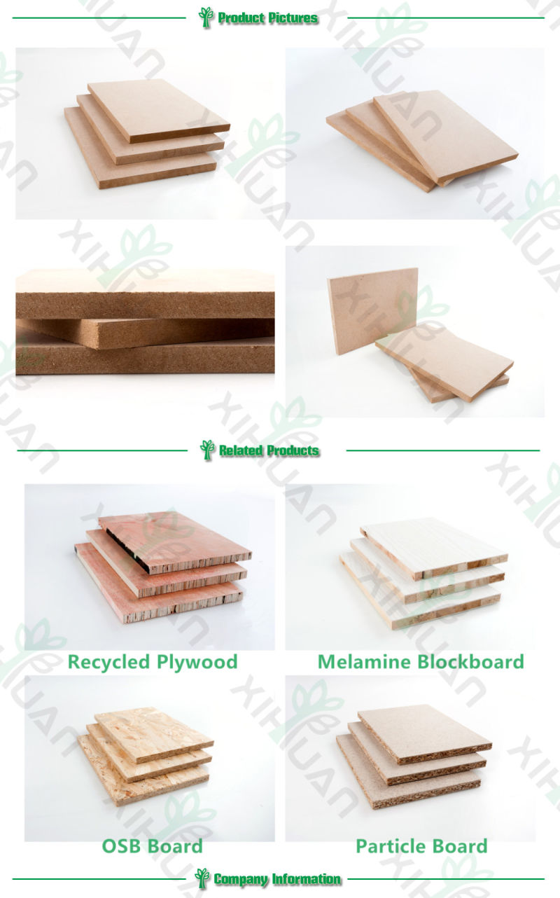 1220X2440 Plain MDF Competitive Price for Furniture Price