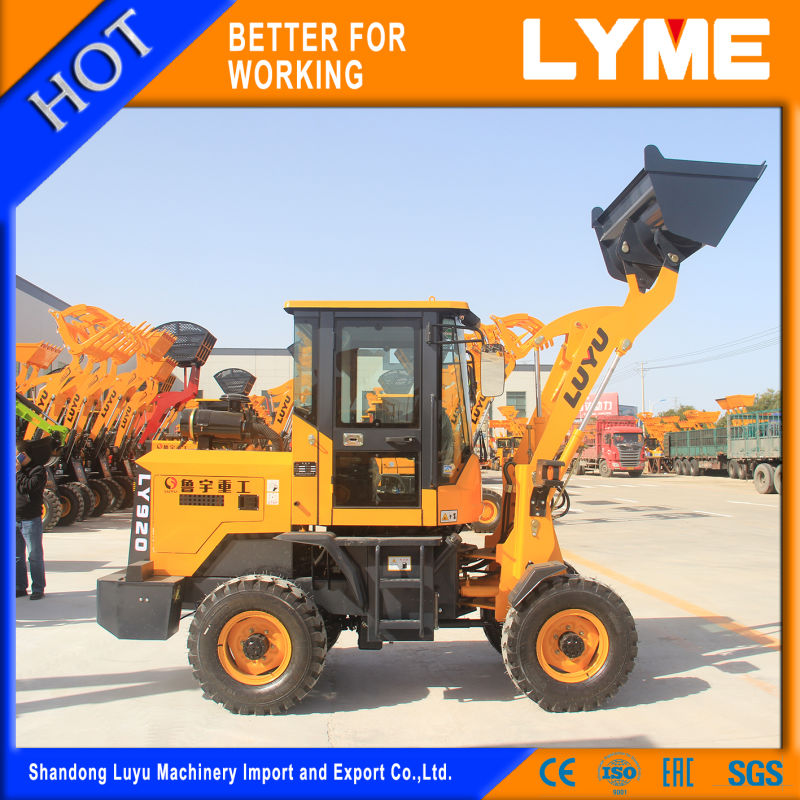 Low Cost 1 Ton Compact Wheel Loader for Industrial Use