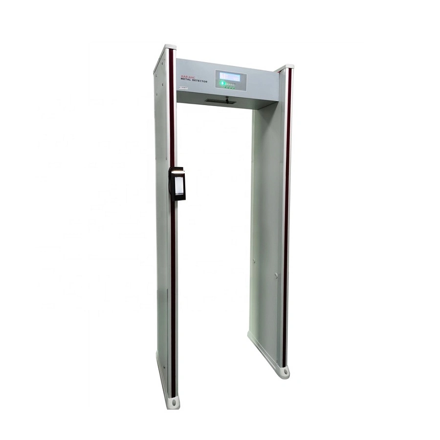 Walk Through Metal Detector with Human Body Temperature Measurement Function