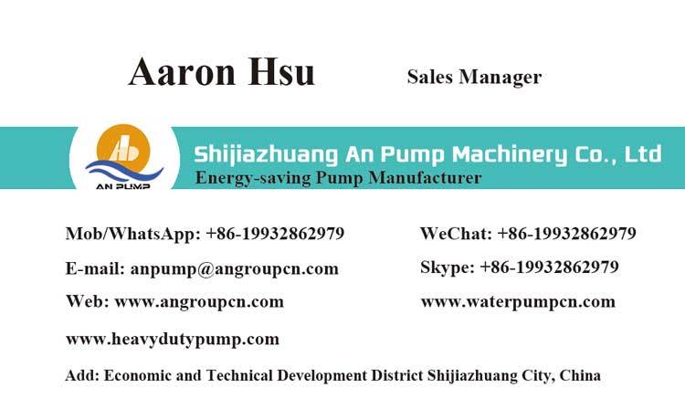 Single Stage Energy Saving Pulp Pump for Sugar Industry